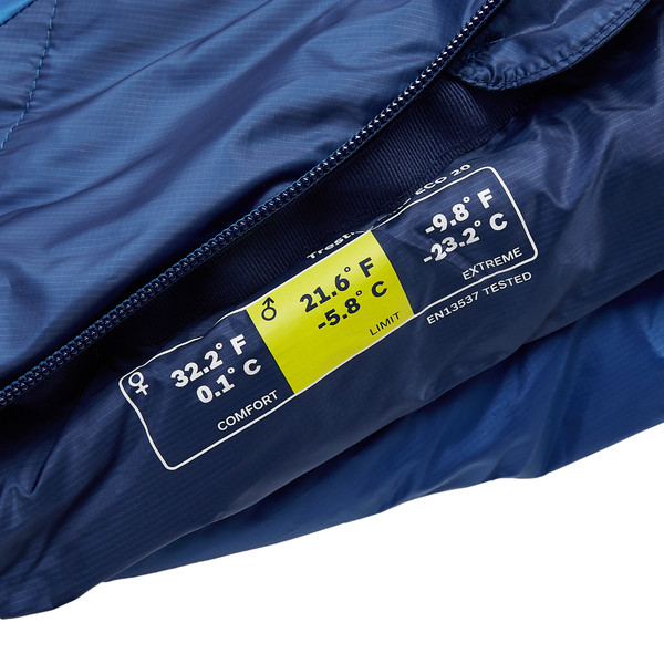 TRESTLES ELITE ECO 20 LONG - Kunstfaserschlafsack