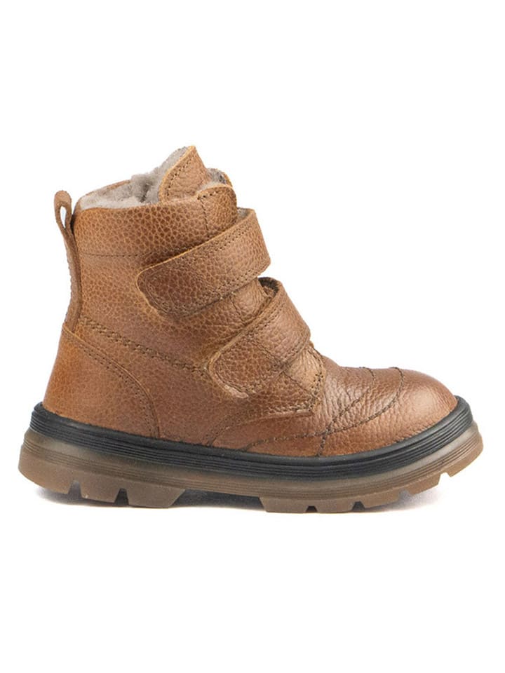 Rap Leder-Winterboots in Hellbraun günstig kaufen