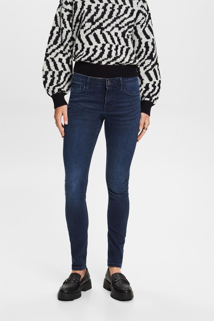 Schmale Jeans mit mittlerer Bundhöhe
