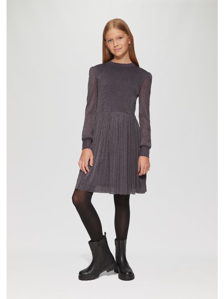 s.Oliver Kleid kurz in Lila günstig kaufen
