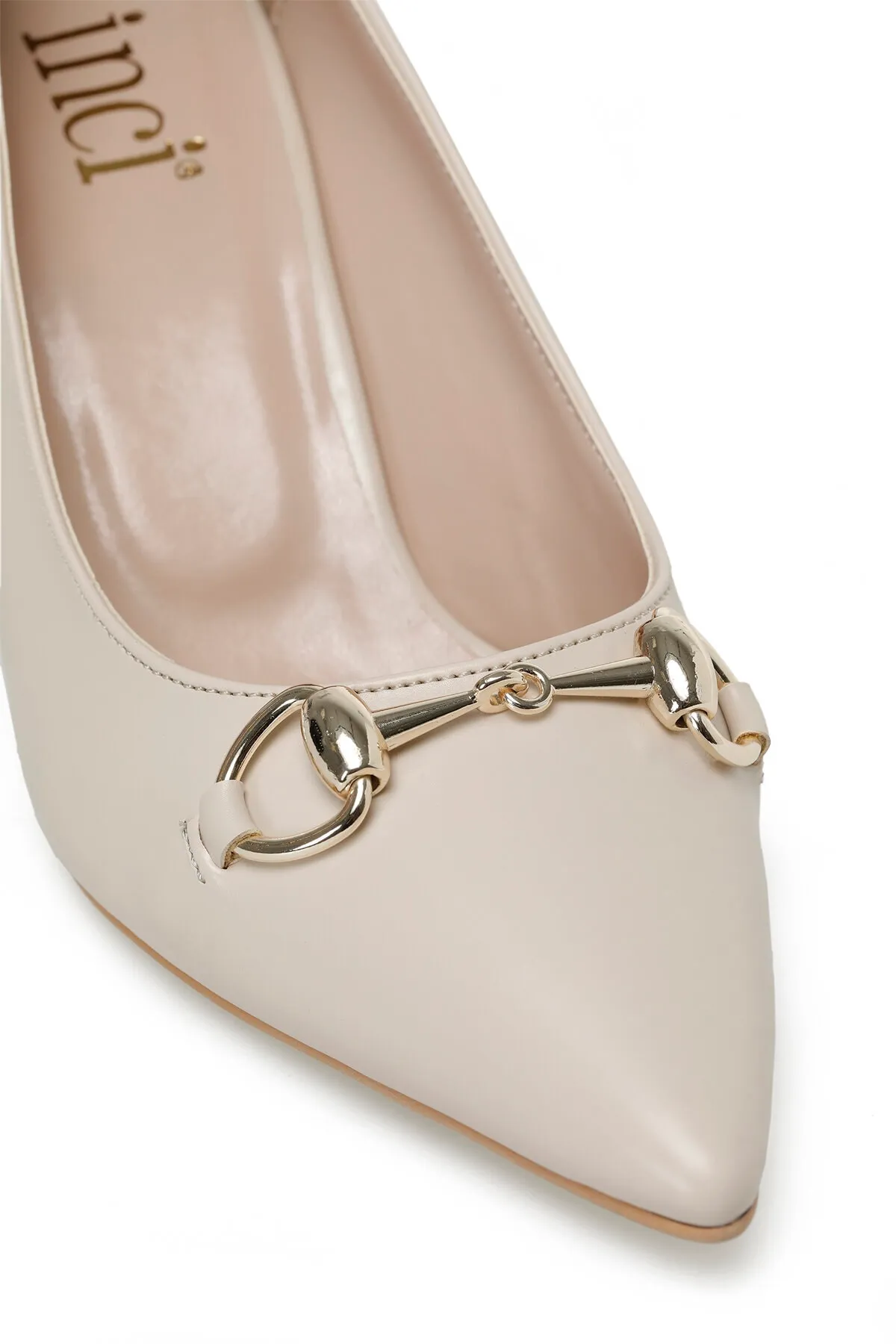 İnci  Clara 3fx Beige Damenschuhe mit Absatz