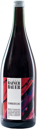 2021 Schwarzriesling halbtrocken 1,0 L - Weingut Rainer Bauer