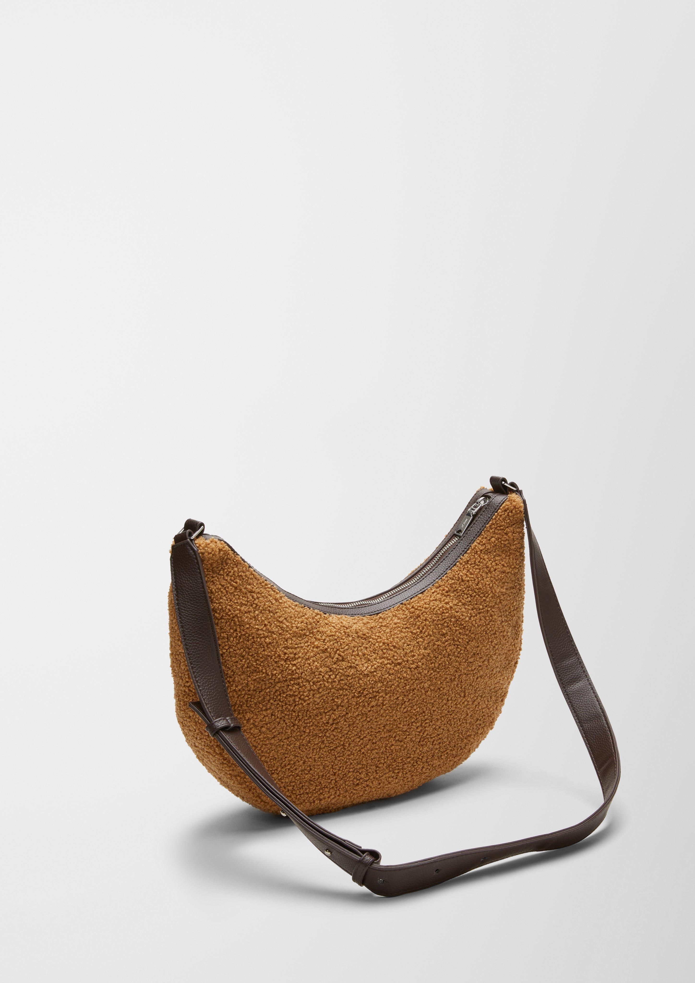 Hobo Bag aus Teddyplüsch  2120496-8469