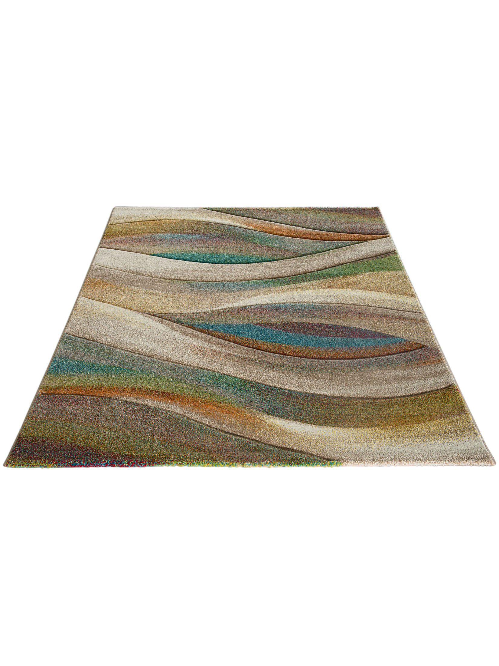 Kaleidoskop Moderner Teppich, Multicolor