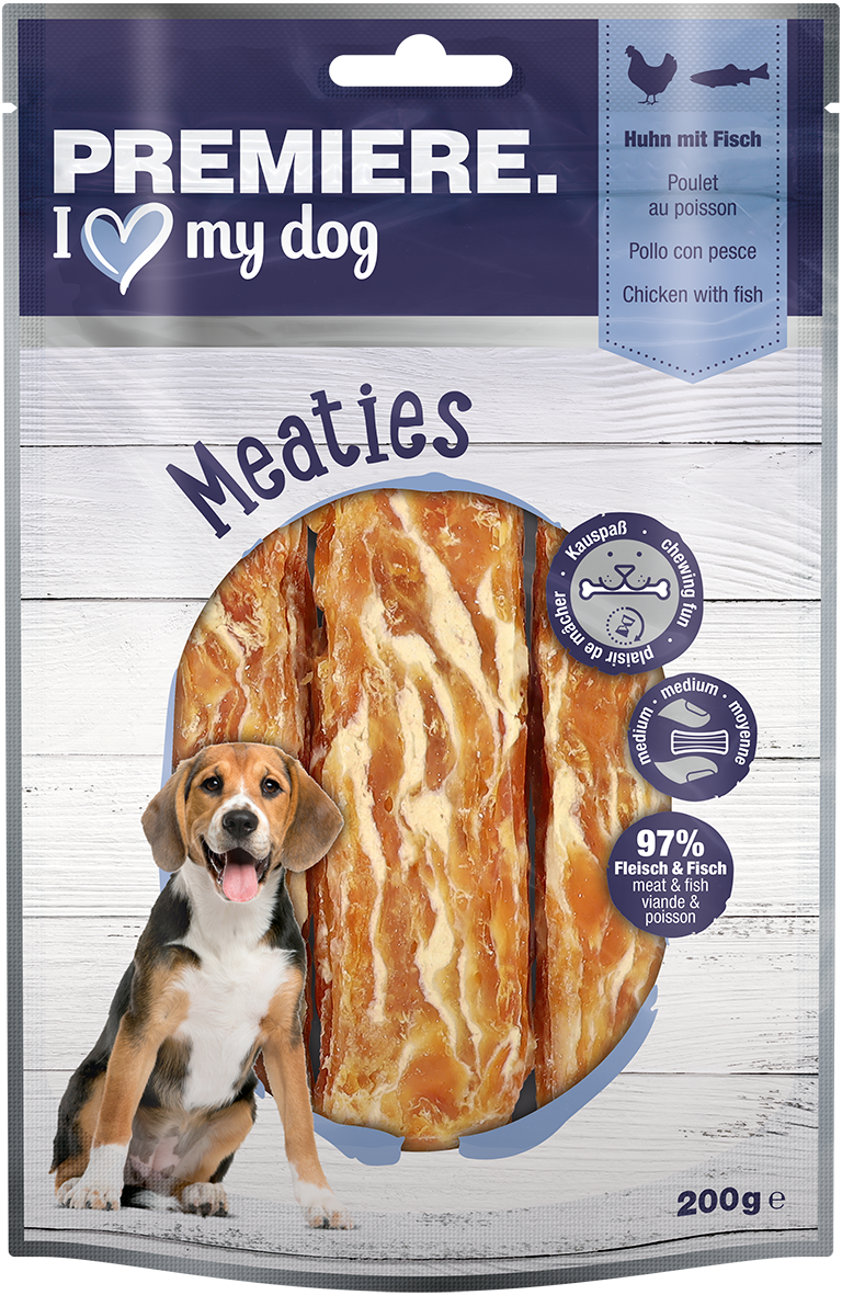 PREMIERE Snacks PREMIERE Meaties Huhn mit Fisch 200g