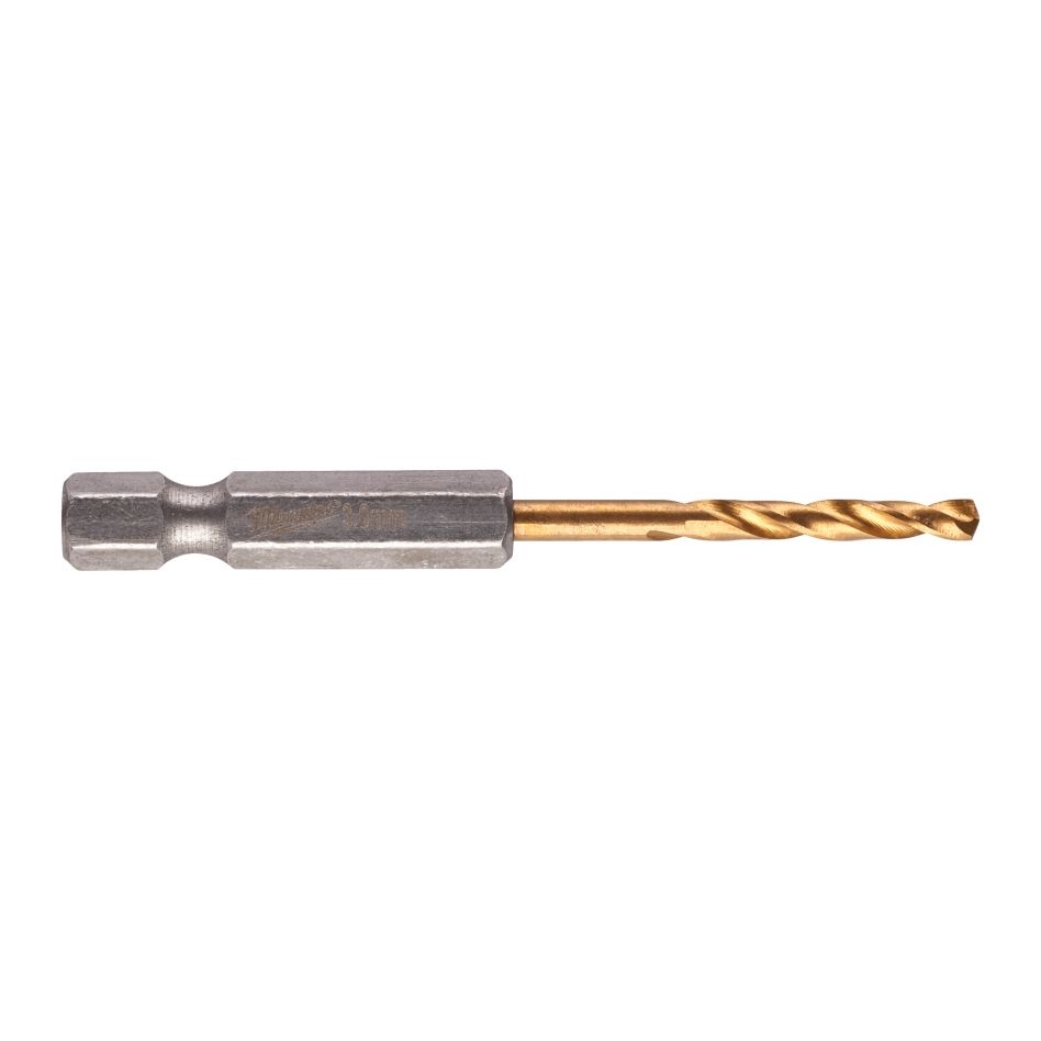 Burghiu pentru metal Milwaukee Accessories 48894763 SHOCKWAVE™ HSS-G TiN 3x65 mm - 2 bucăți