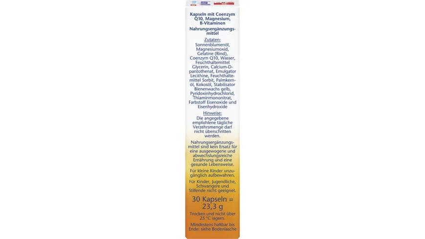 Doppelherz Coenzym Q10 + Magnesium + B-Vitamine EXTRA
