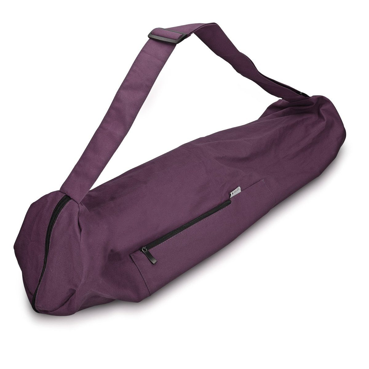 Navaris Yogamatte Tasche für Yogamatte aus Baumwolle, mit Tragegurt und Reißverschluss