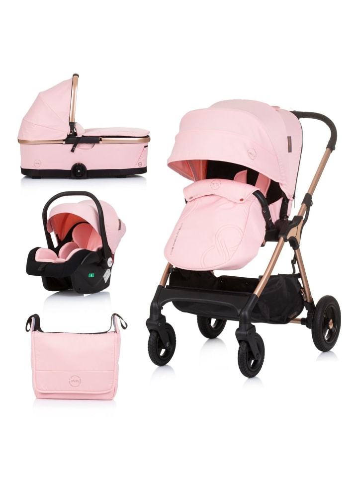 Chipolino Kombikinderwagen 3 in 1 Infinity in rosa günstig kaufen onesize