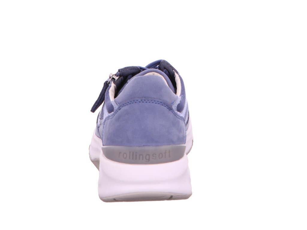GABOR Freizeit Schnürer blau rollingsoft by Gabor Sneaker low 46.896.