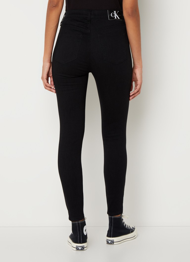 Jeans skinny a vita alta Calvin Klein con lavaggio colorato