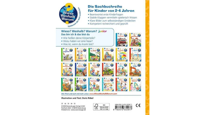 Ravensburger - Wieso? Weshalb? Warum? junior: Das bin ich & Das bist du, Band 5