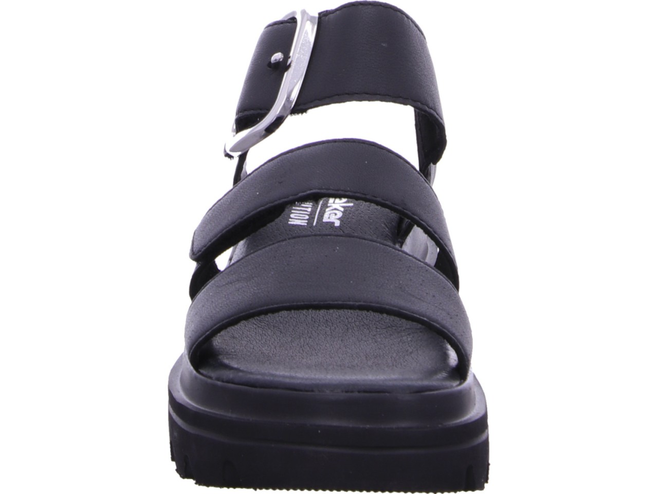 RIEKER Klassische Sandalen schwarz