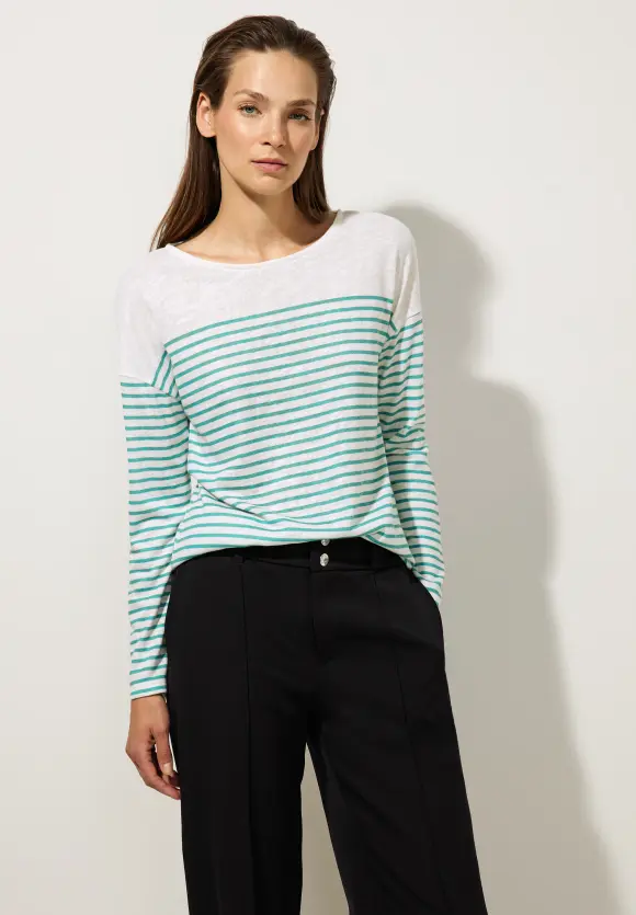 Street One Gestreiftes Langarmshirt