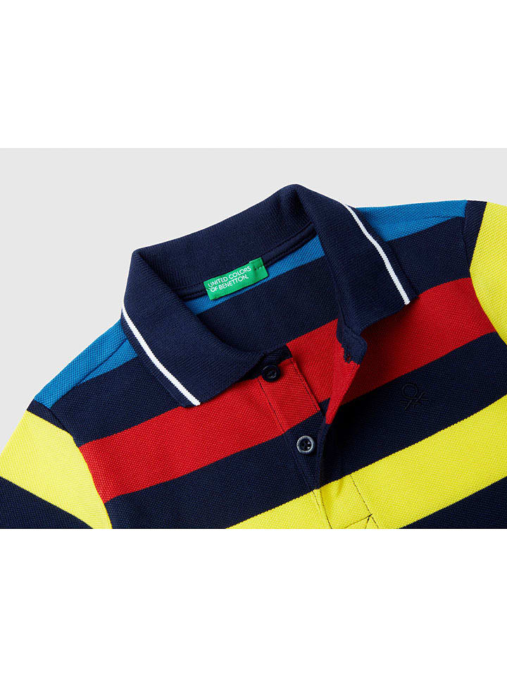 Benetton Poloshirt in Bunt günstig kaufen