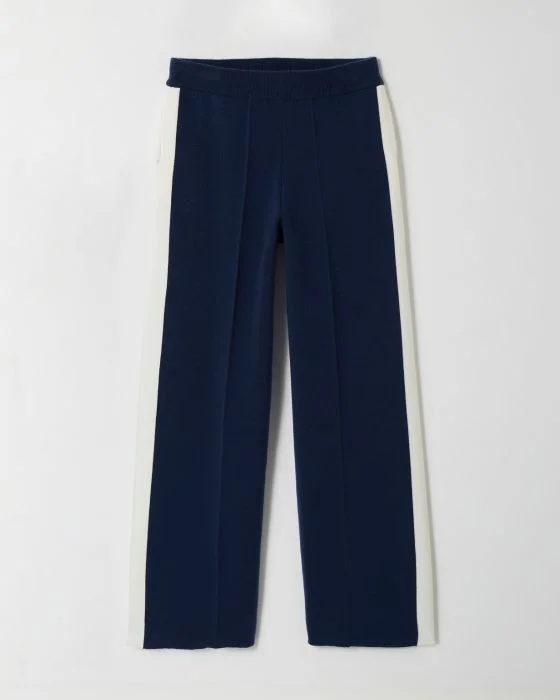 Pantalon large chaud bandes contrastantes Thermolactyl