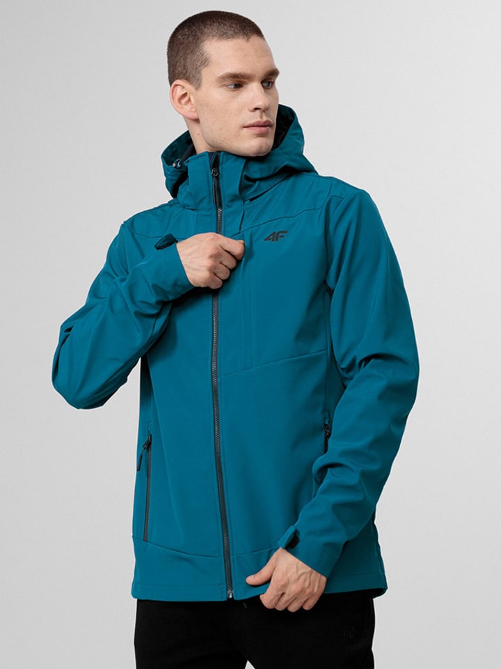 4F Softshelljacke in Blau günstig kaufen XXL