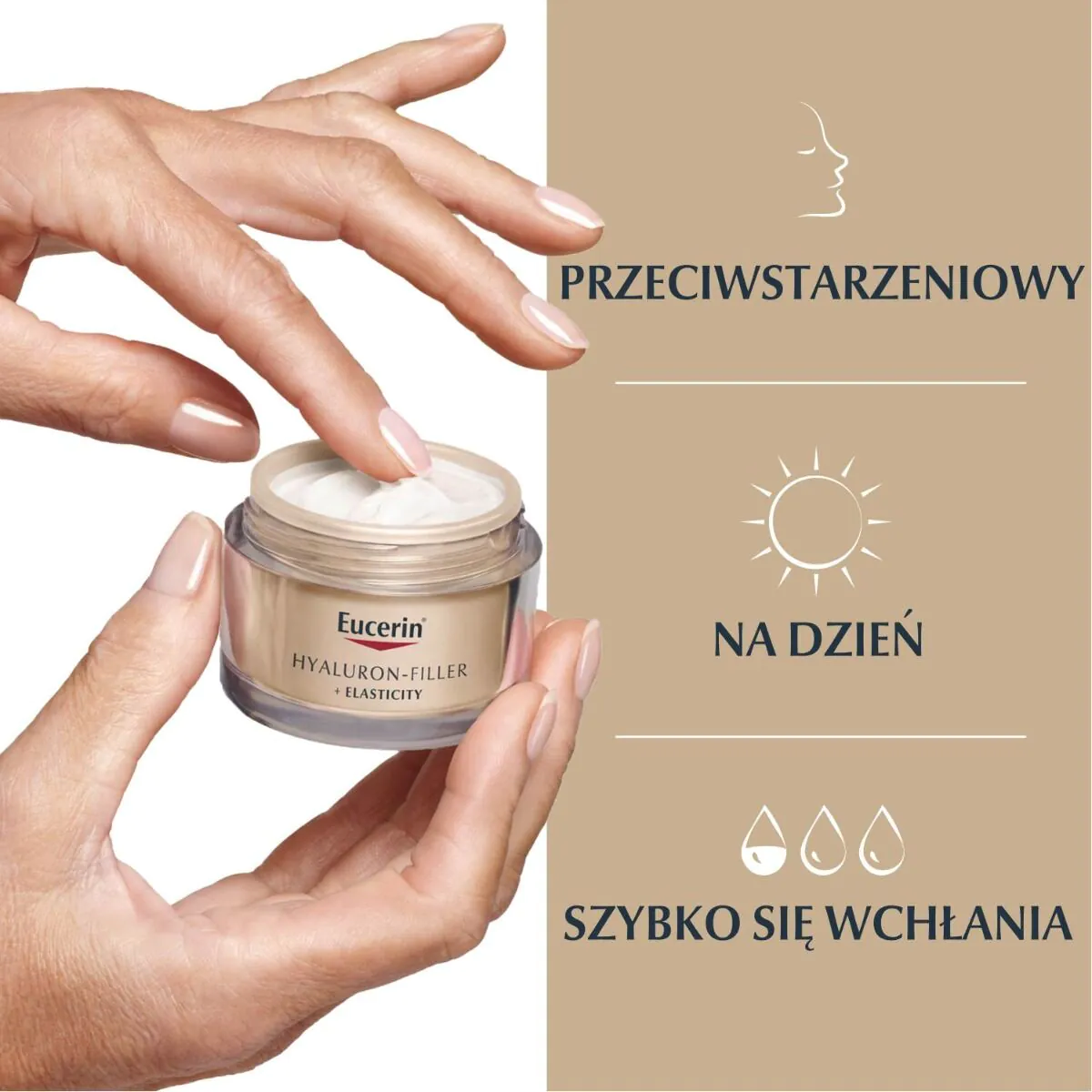Eucerin Hyaluron Filler + Elasticity dnevna krema SPF15