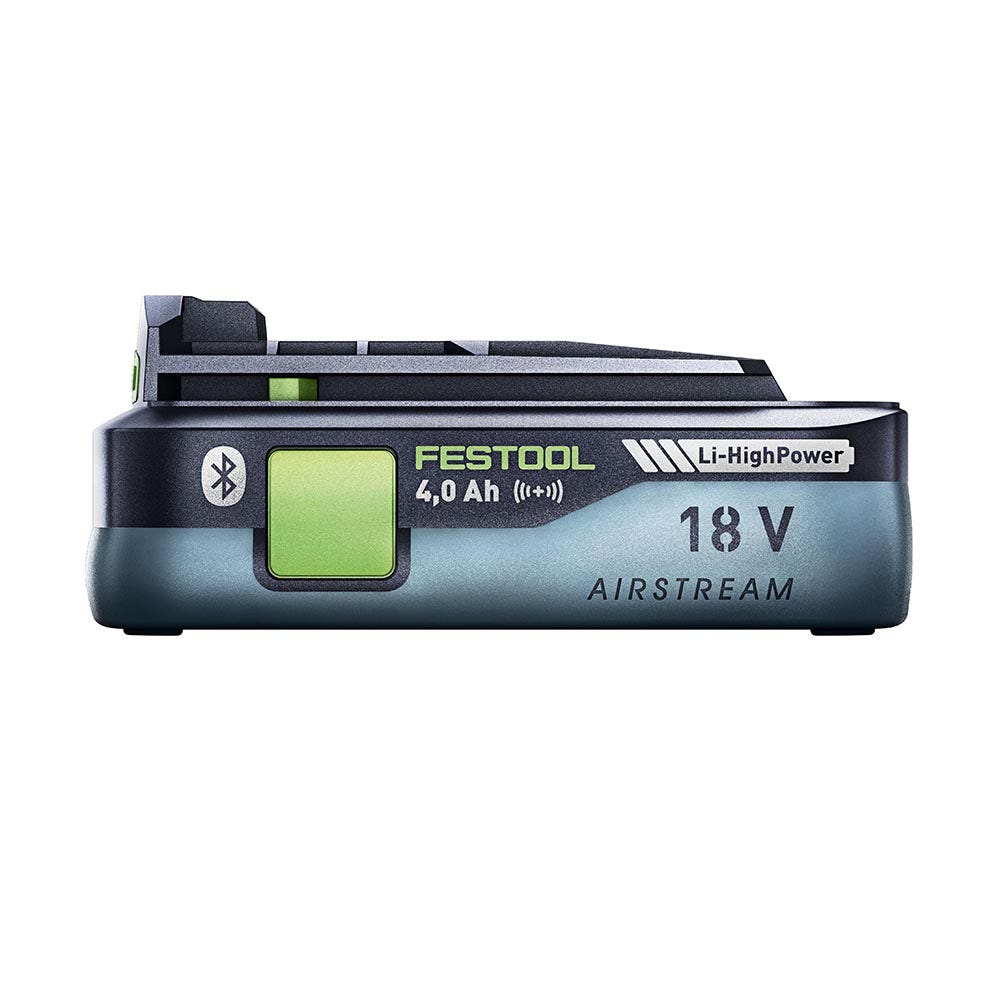 Bateria de íon-lítio de alta potência FESTOOL Airstream Bluetooth 18V 4.0Ah 205034