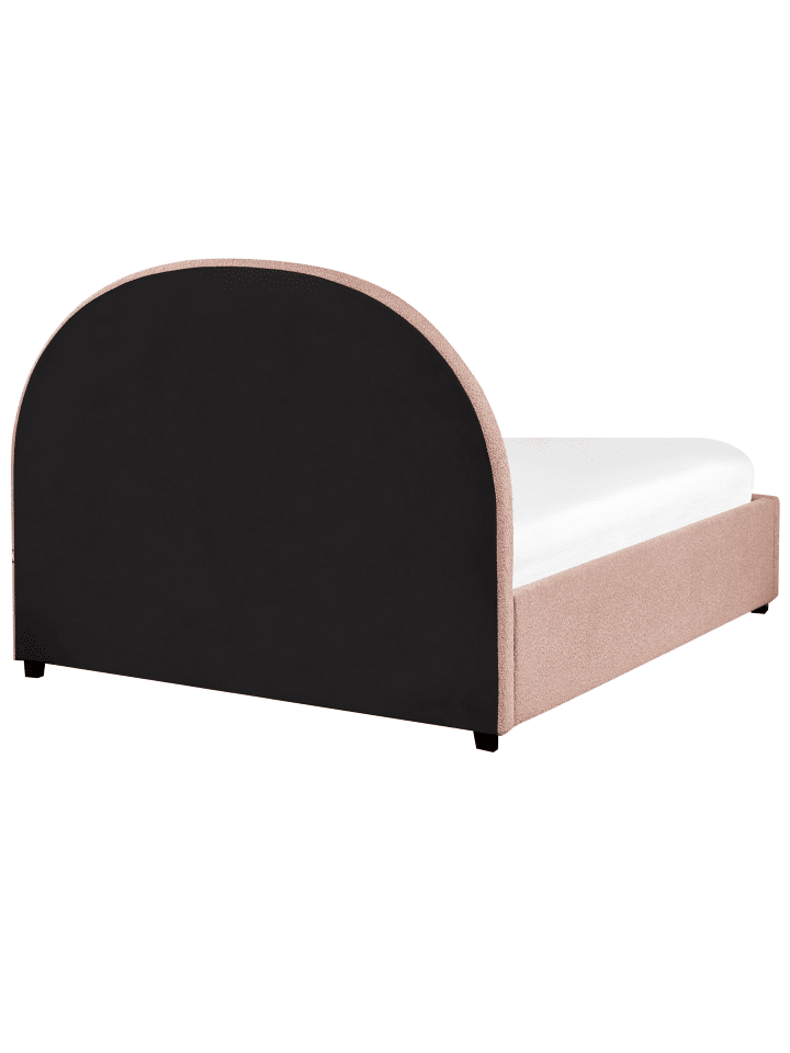 Beliani Doppelbett VAUCLUSE in Rosa - (W) 154 x (H) 112 x (L) 214 cm günstig kaufen onesize