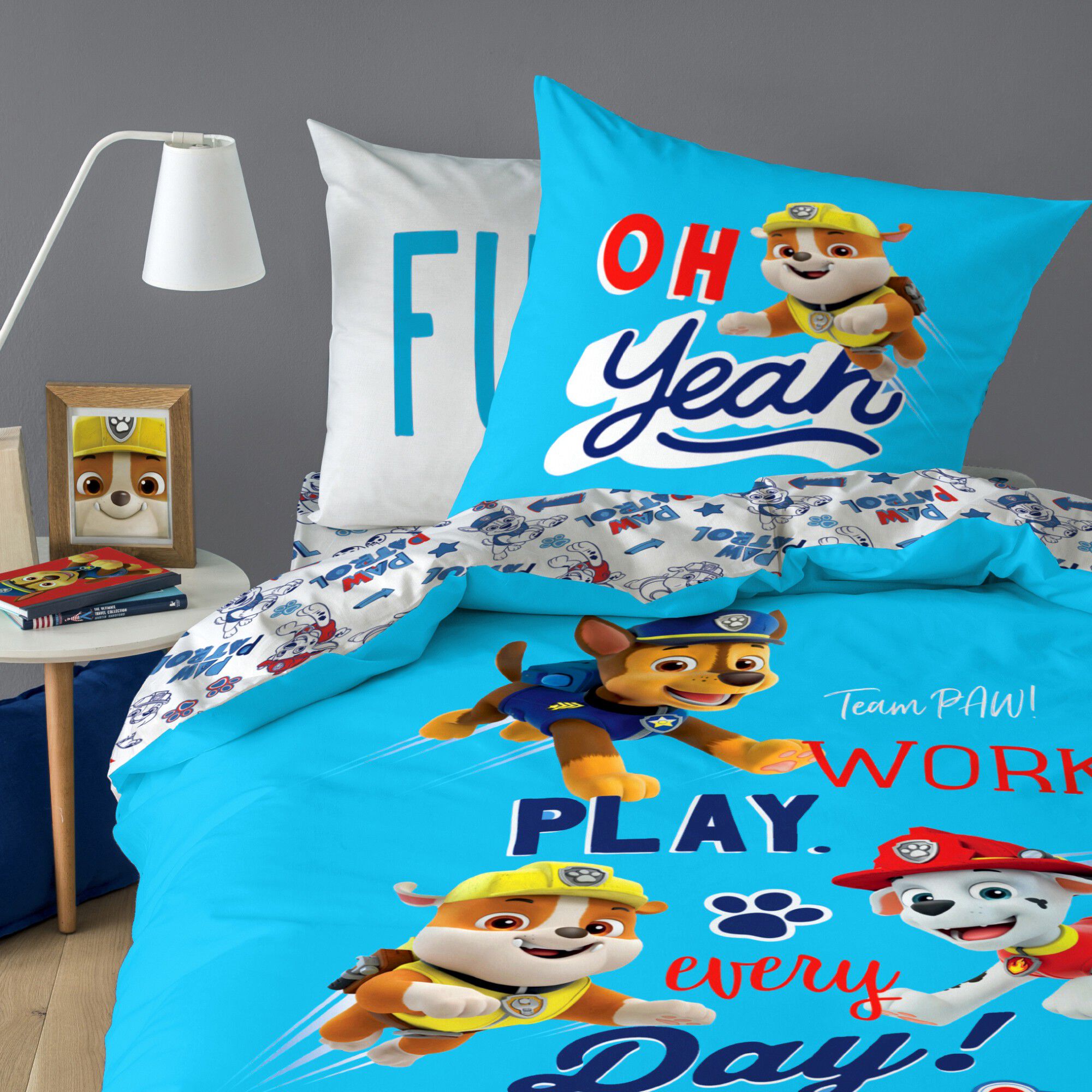 Parure de lit enfant Pat Patrouille 1 personne