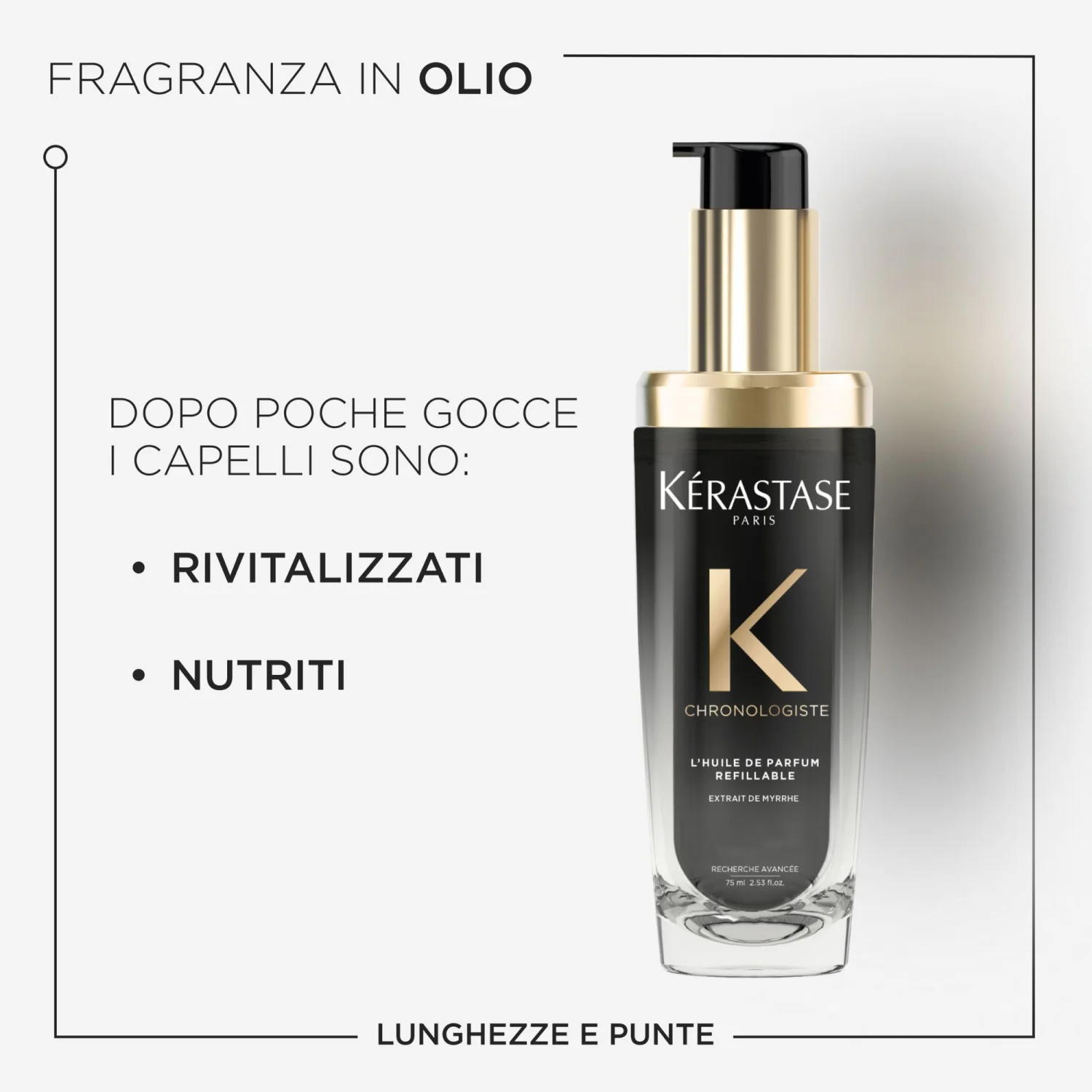 Chronologiste L'Huile de Parfum — matu veidošanas un apdares eļļa, matu eļļa