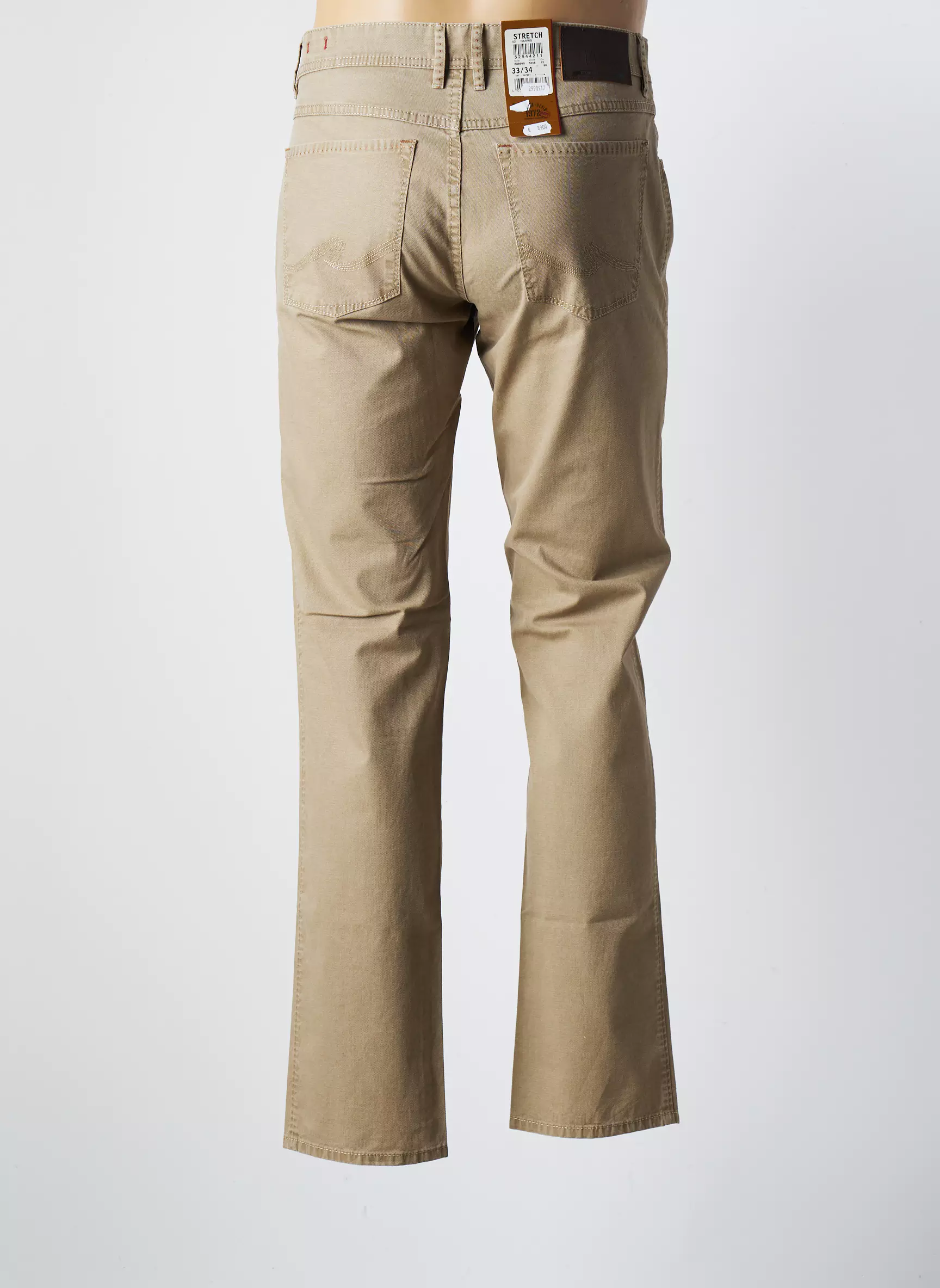 Tailored   Originals Pantalons Droits Homme couleur beige