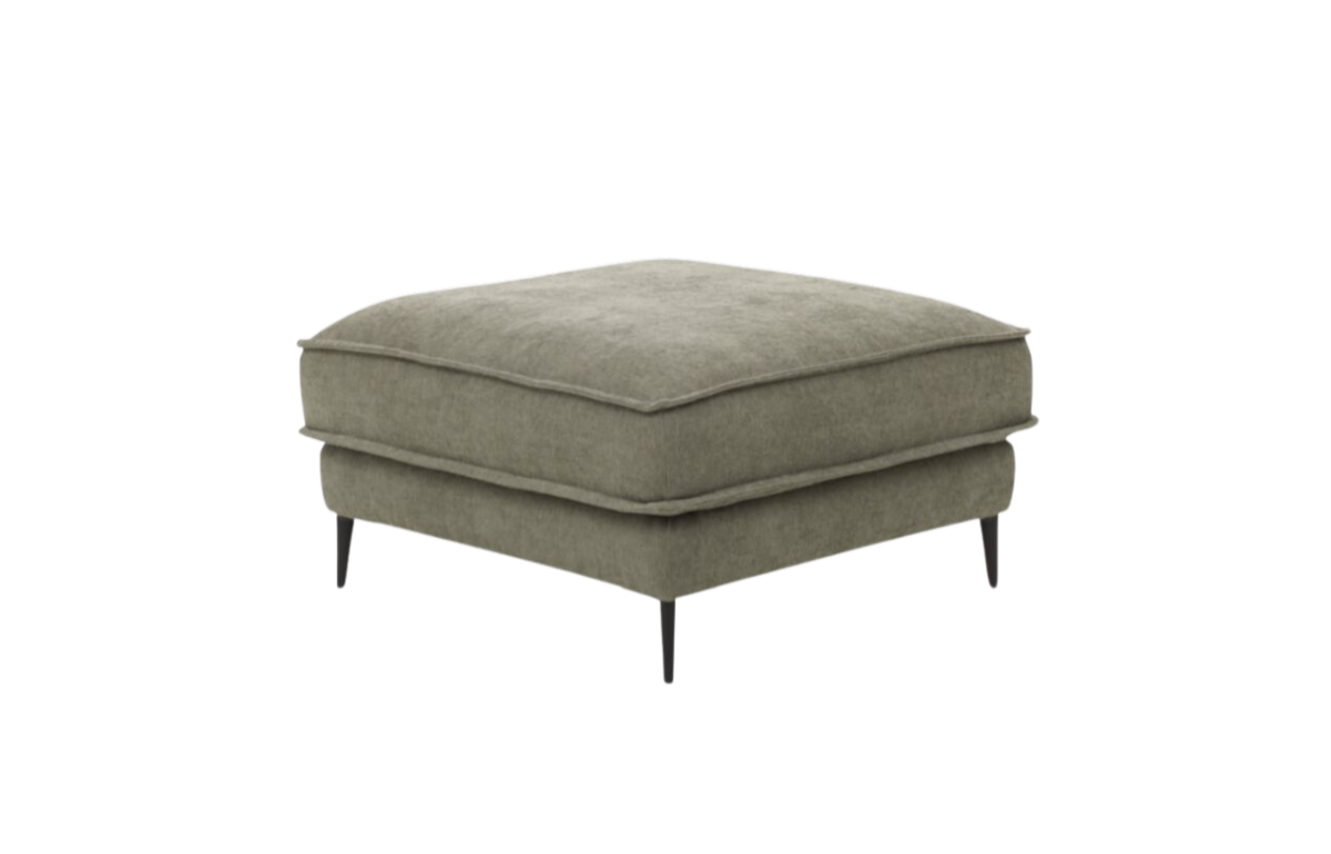 Roomio Polsterhocker No. 4102 Grün 80 x 80 cm