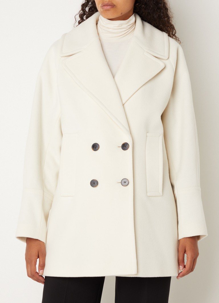 Creenstone Coat in wool blend with side pockets