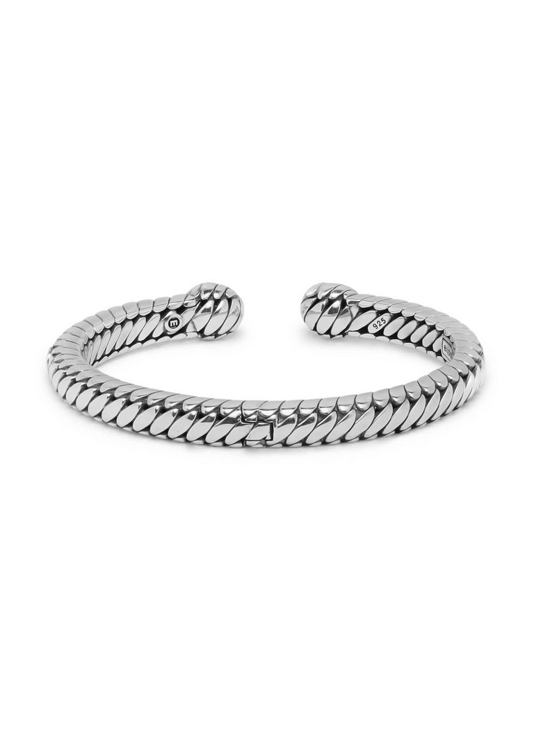 Buddha to Buddha  Ben Torque bangle van zilver