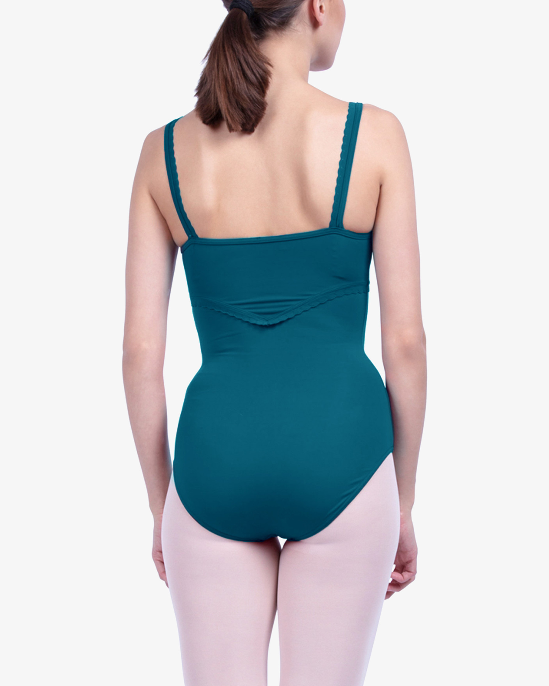 Fancy finishing details leotard