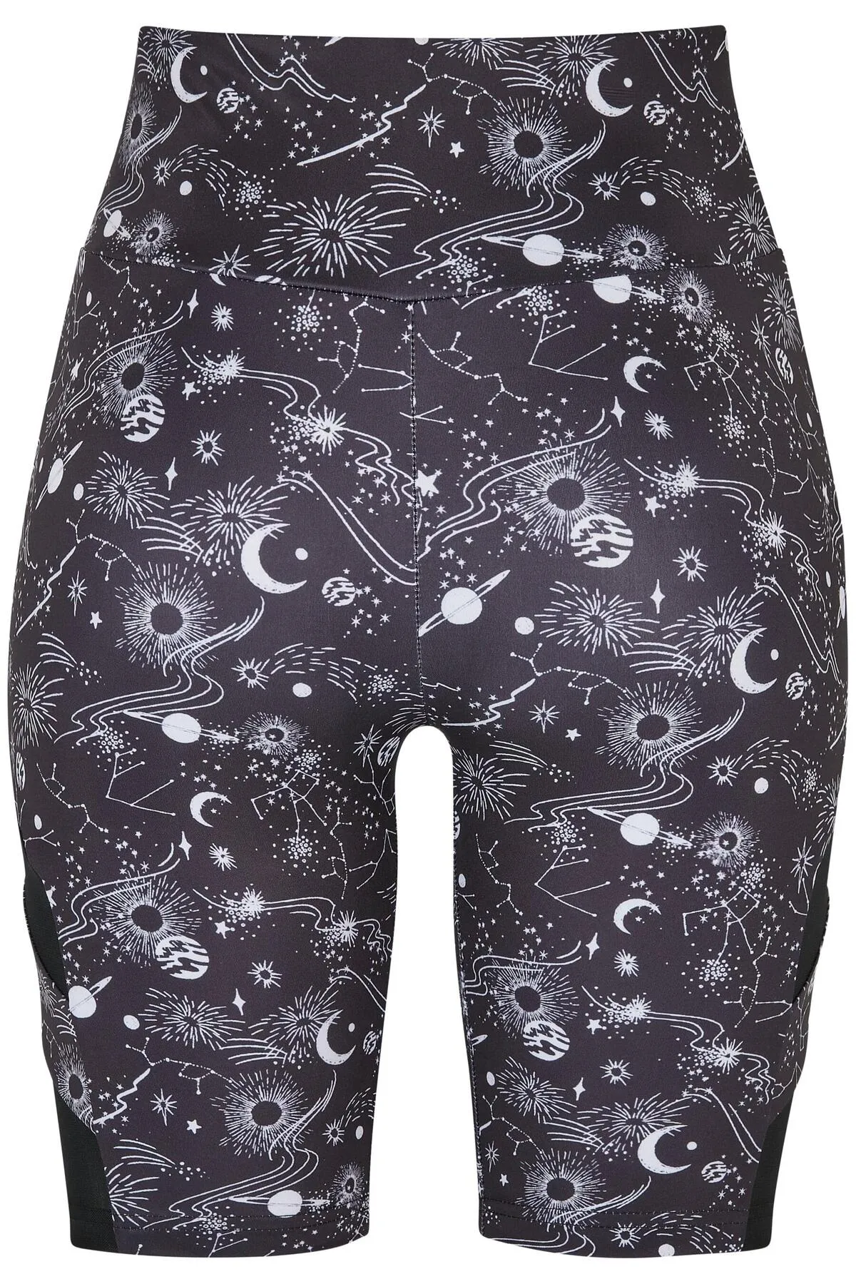 Urban Classics  Damen Ladies High Waist Tech Mesh AOP Cycle Shorts