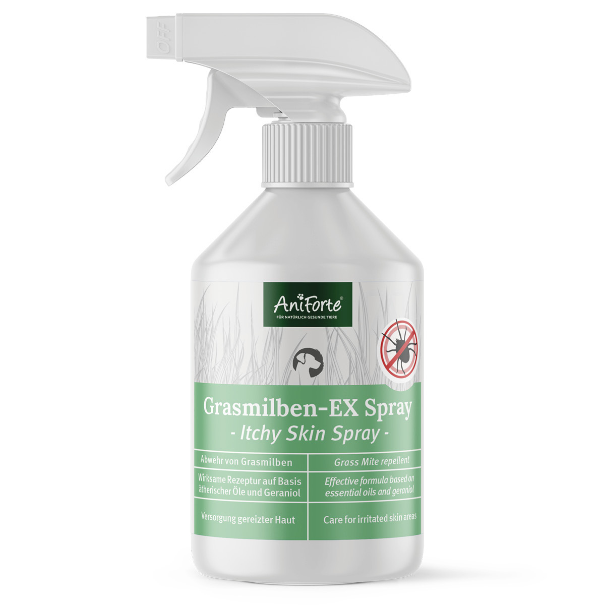 Aniforte Floh- & Zeckenmittel Aniforte Grasmilben-EX Spray für Hunde 500ml