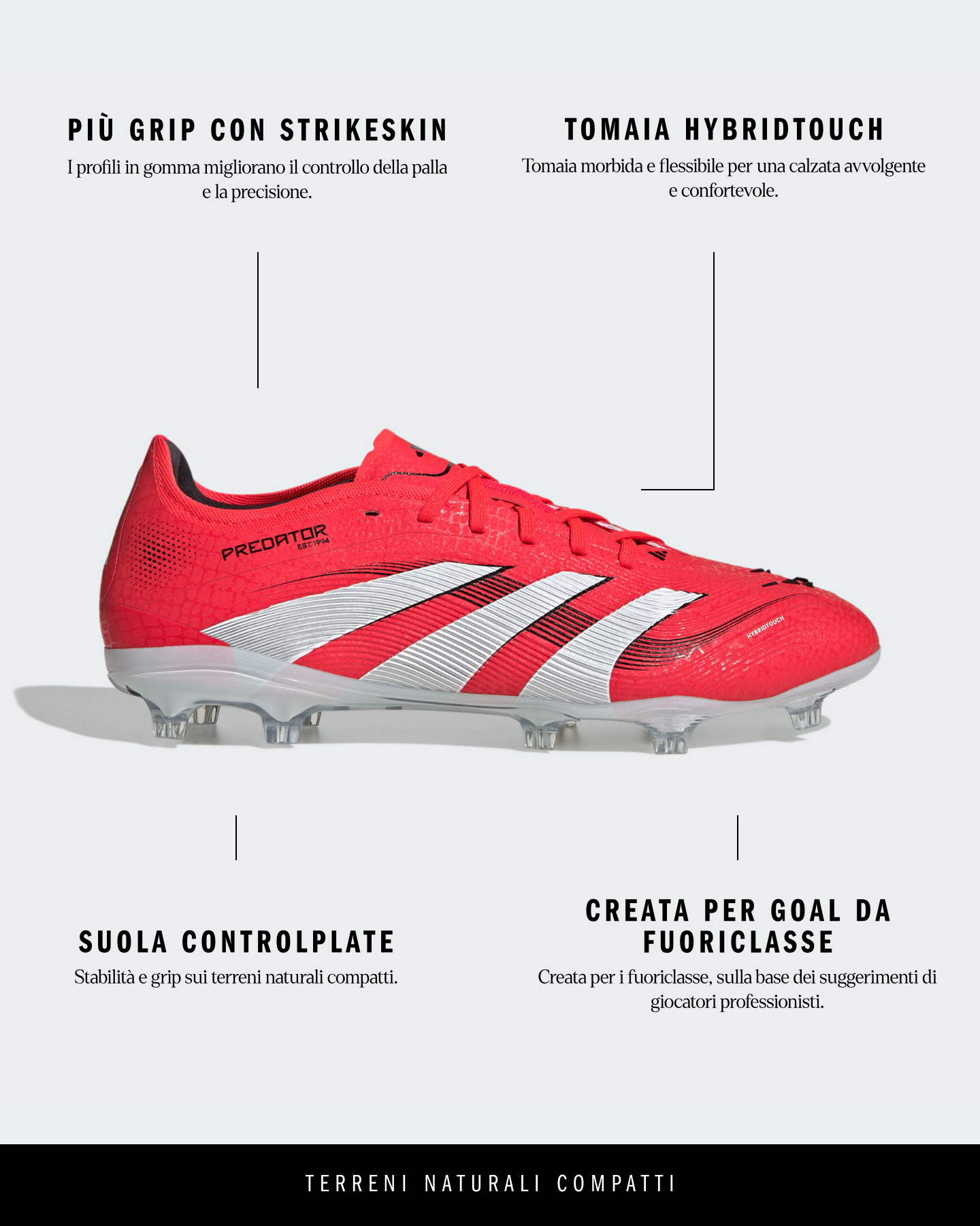 Adidas Predator Pro Fg Ll M ID3856 Fotbollsskor