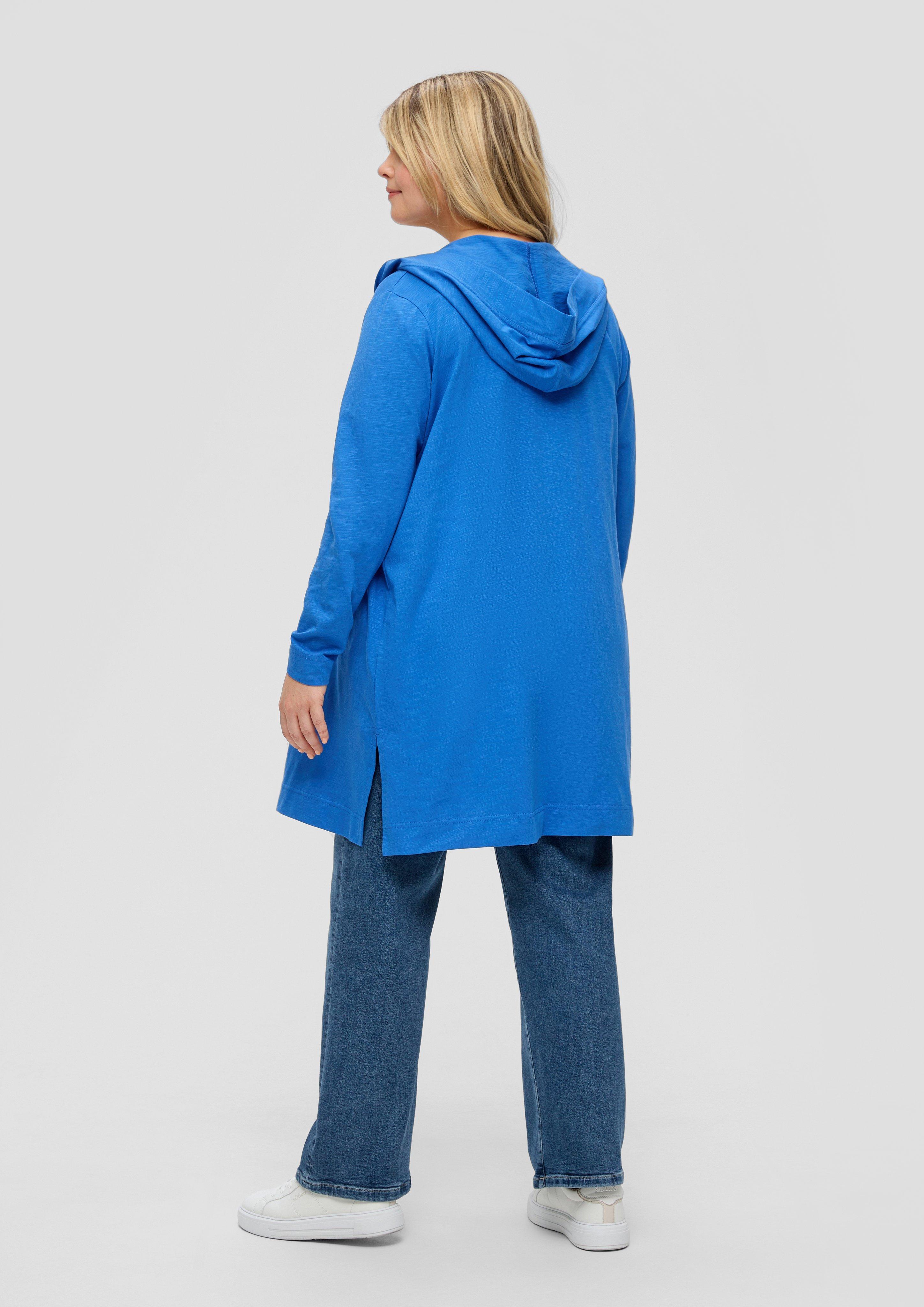 Strickjacke mit Flammgarnstruktur  2149237-5531