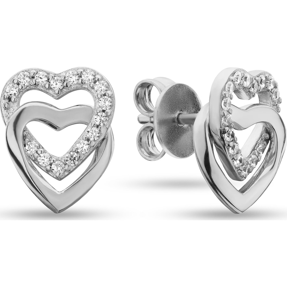 Jette Boucles d'oreilles à fermoir à poussette 925 Argent Boucles d'oreilles