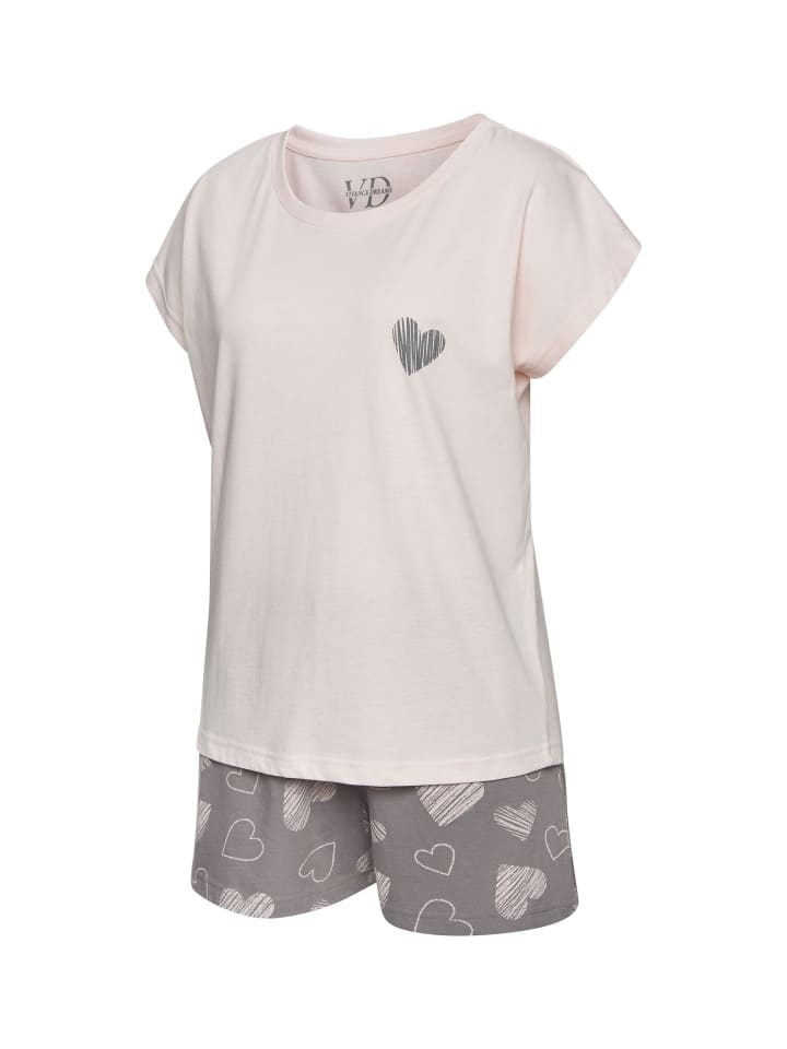 VIVANCE DREAMS Shorty in rosa/grau günstig kaufen