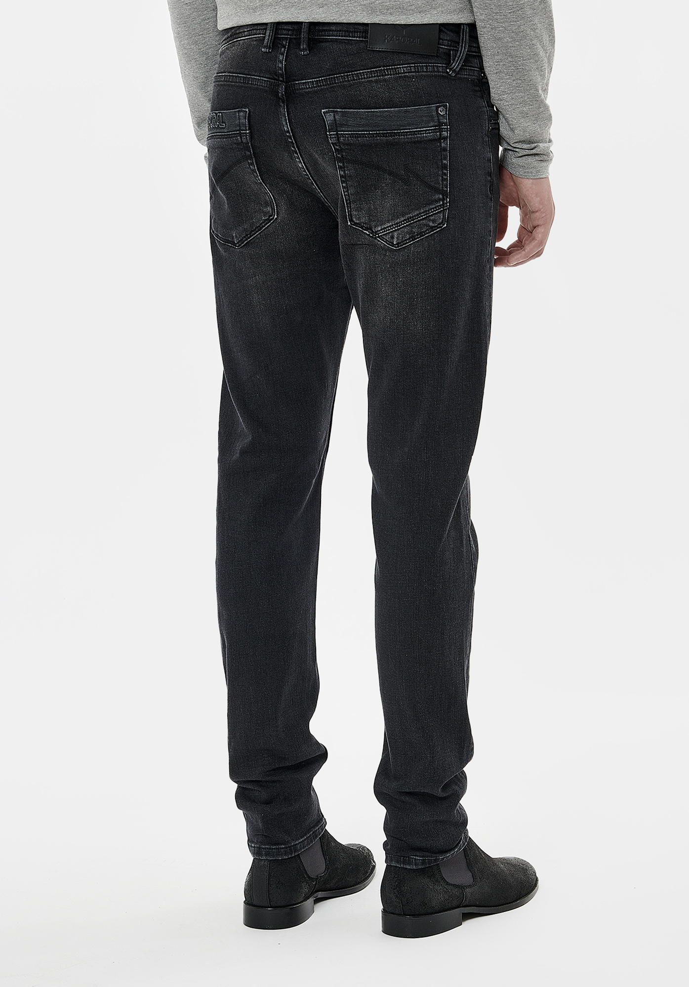 IRISH  Jean slim noir homme