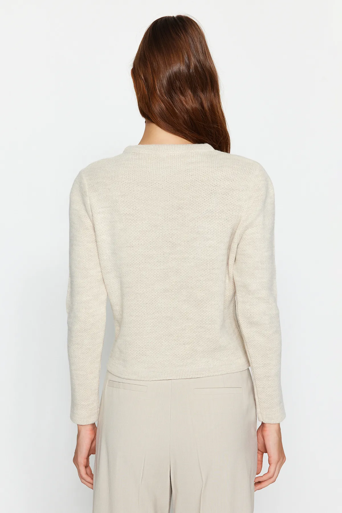 Trendyol Collection  Stein Basic Strickcardigan TWOAW24HI00090