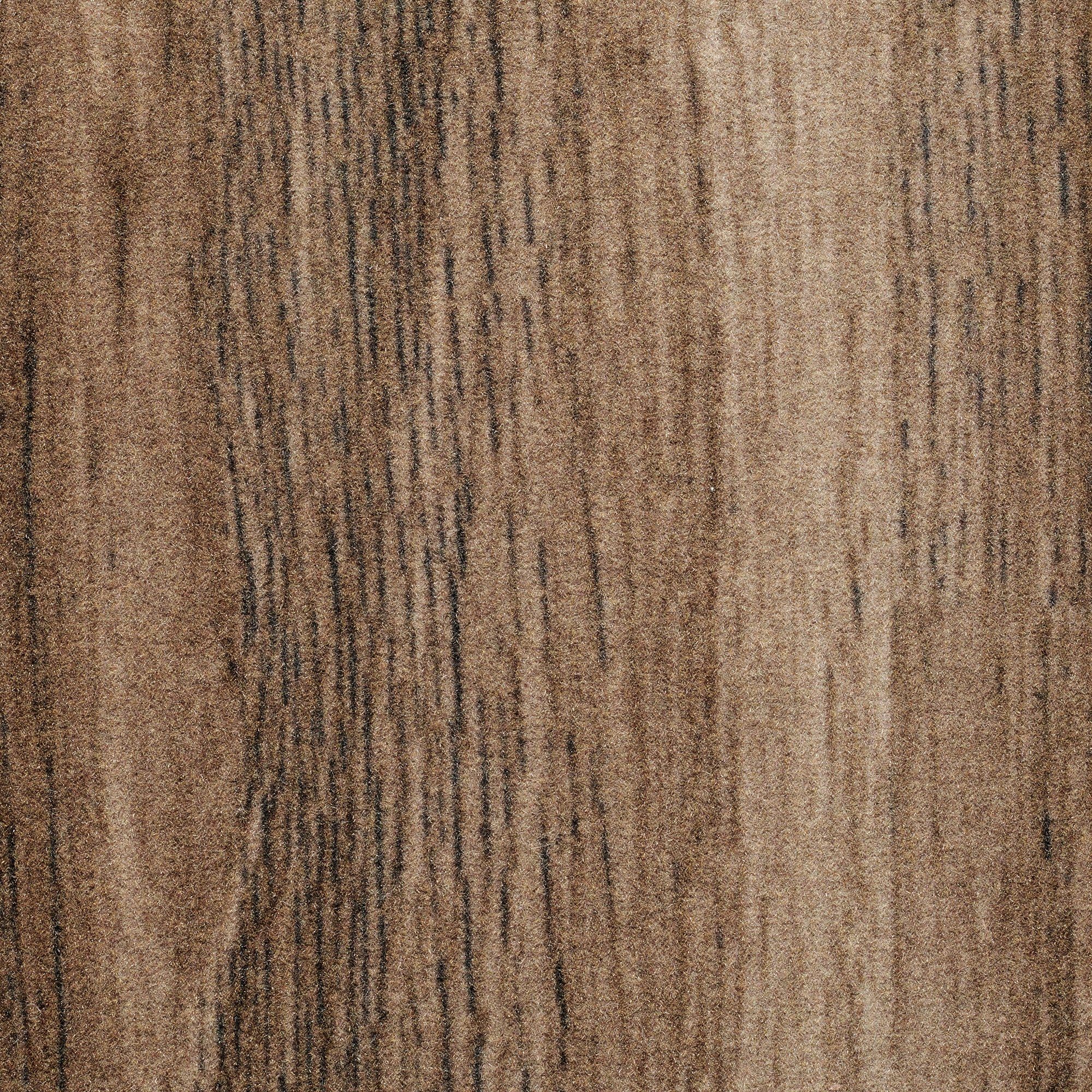 Teppichfliese Velour Holzoptik Eiche rustikal, Infloor, rechteckig, Höhe: 6 mm, 14 Stück, 4 m², 25 x 100 cm, selbsthaftend, für Stuhlrollen geeignet