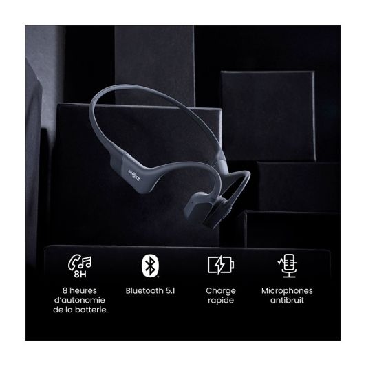 Căști Bluetooth SHOKZ OPENRUN negre