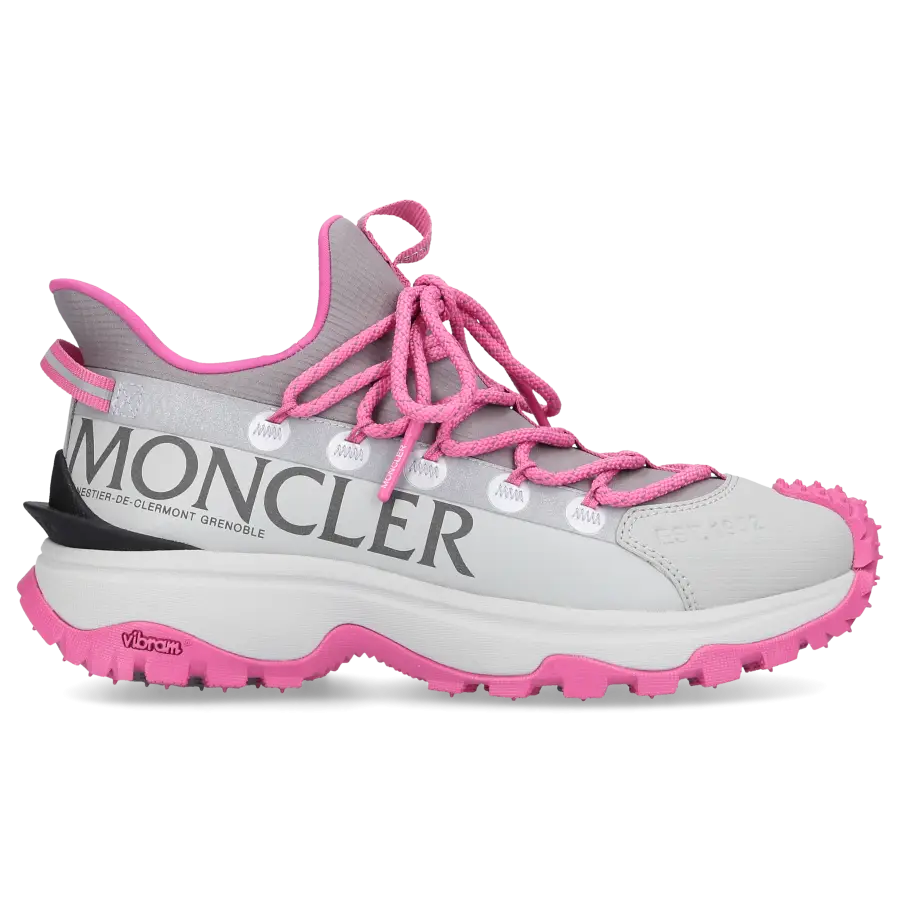 Moncler - Sneaker low TRAILGRIP LITE 2 Kalbsleder - grau