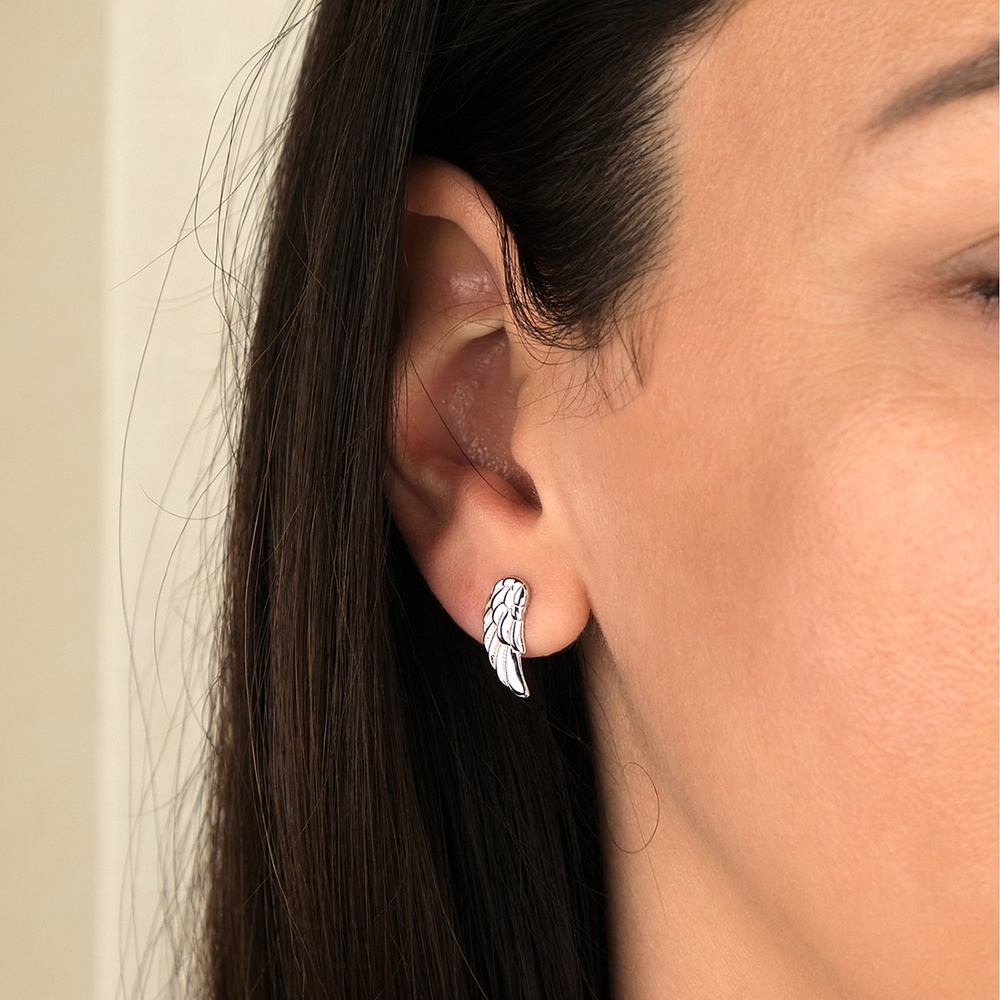 Engelsrufer Boucles d'oreilles à fermoir à poussette 925 Argent Boucles d'oreilles