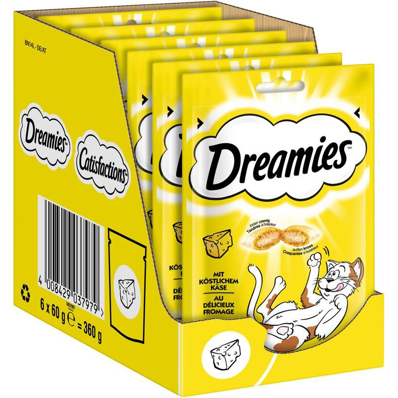 Sparpaket Dreamies Katzensnack Klassik 6 x 60 g