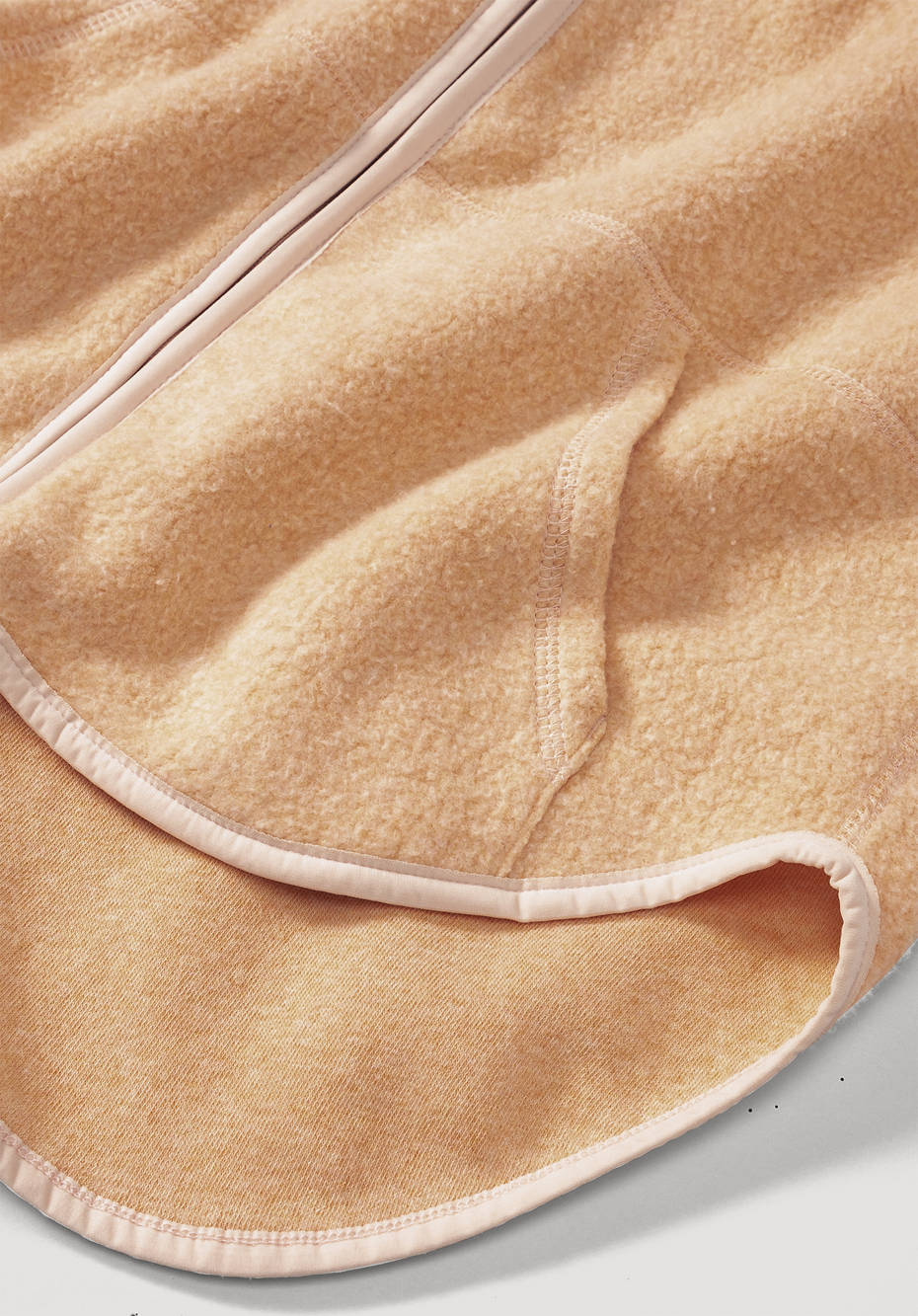Fleece-Weste aus reiner Bio-Baumwolle