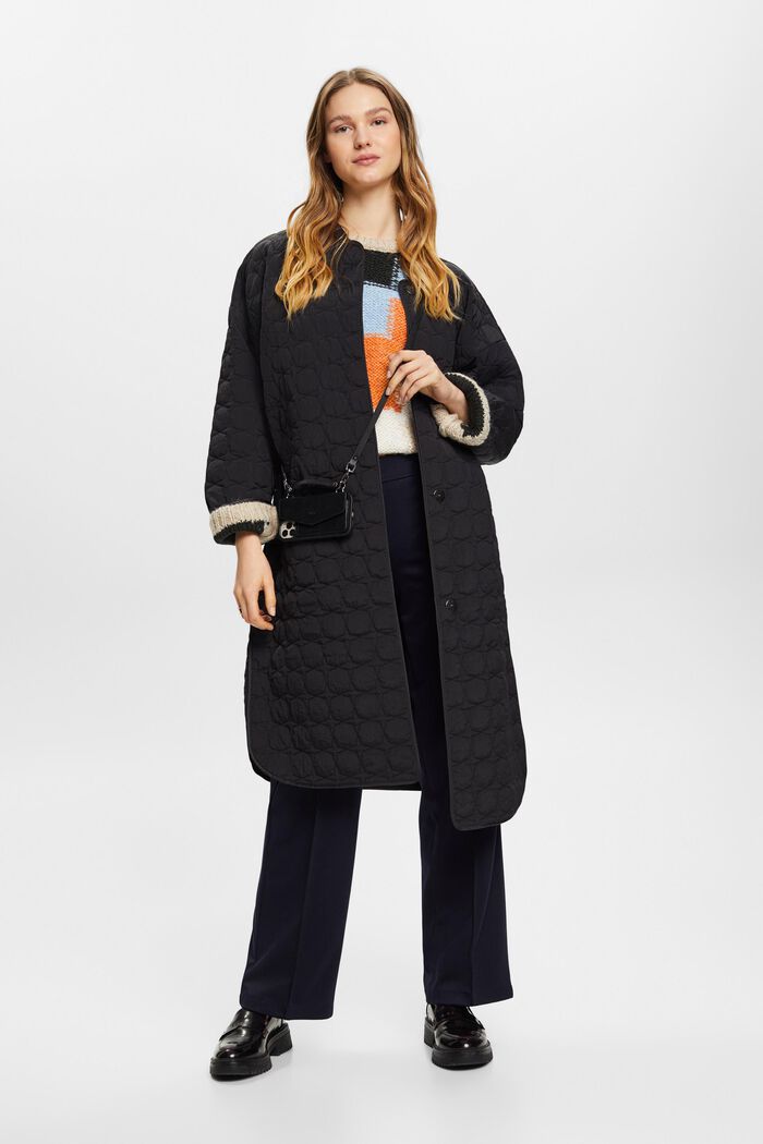 Gewebte Hose mit weitem Bein