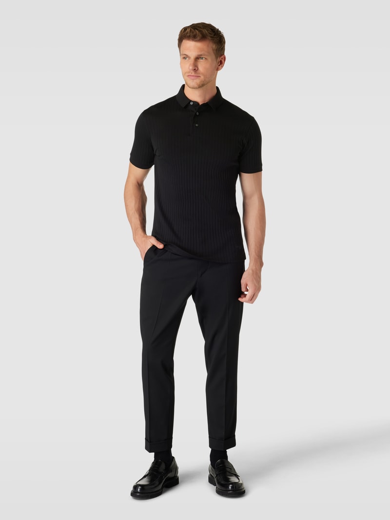 Sweatshorts mit Label-Stitching in schwarz