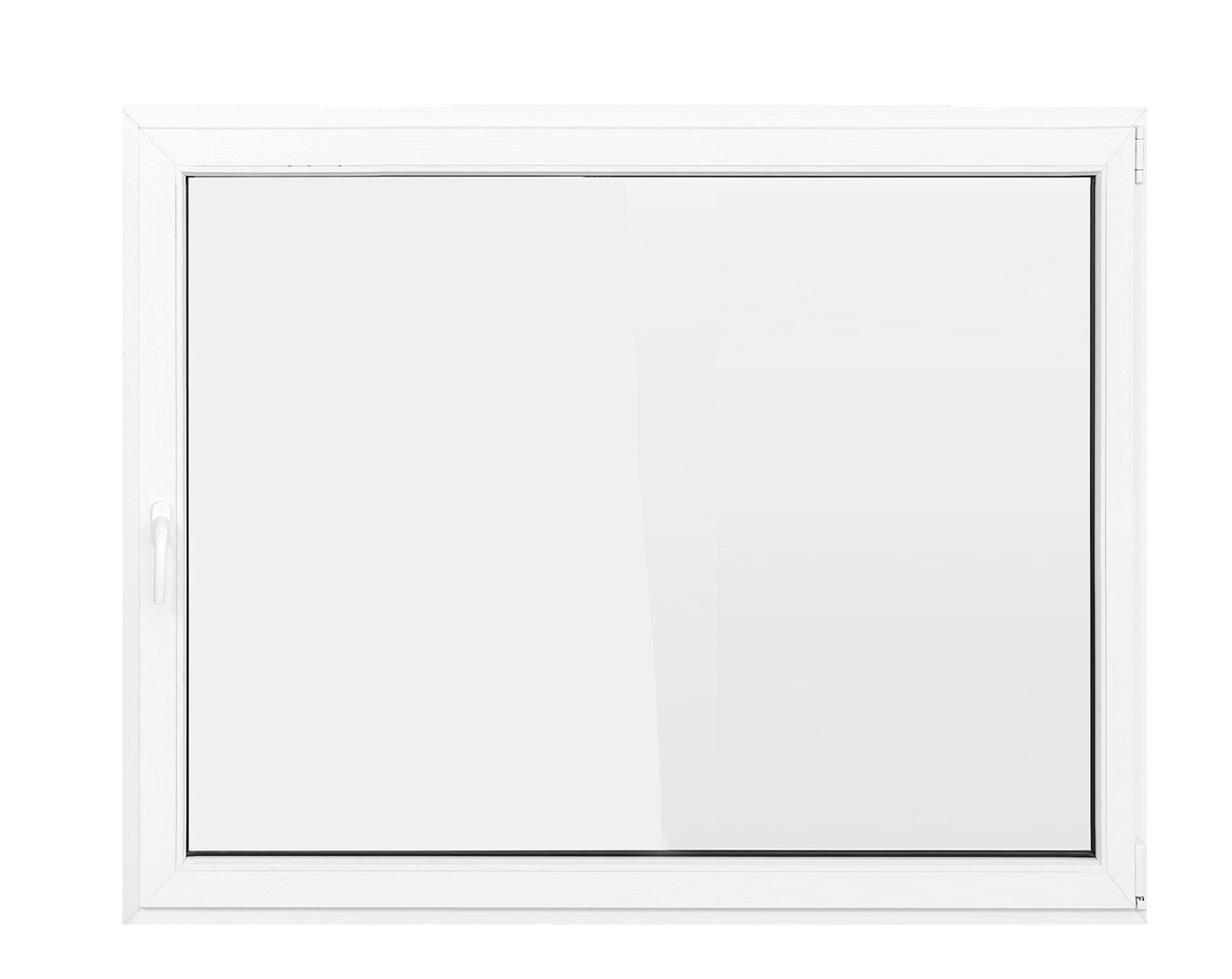 SN DECO GROUP Kellerfenster 1 Flügel 1000x800 Dreh-Kipp 2-fach Verglasung weiß 70 mm Profil, (Set), RC2 Sicherheitsbeschlag, Hochwertiges 5-Kammer-Profil