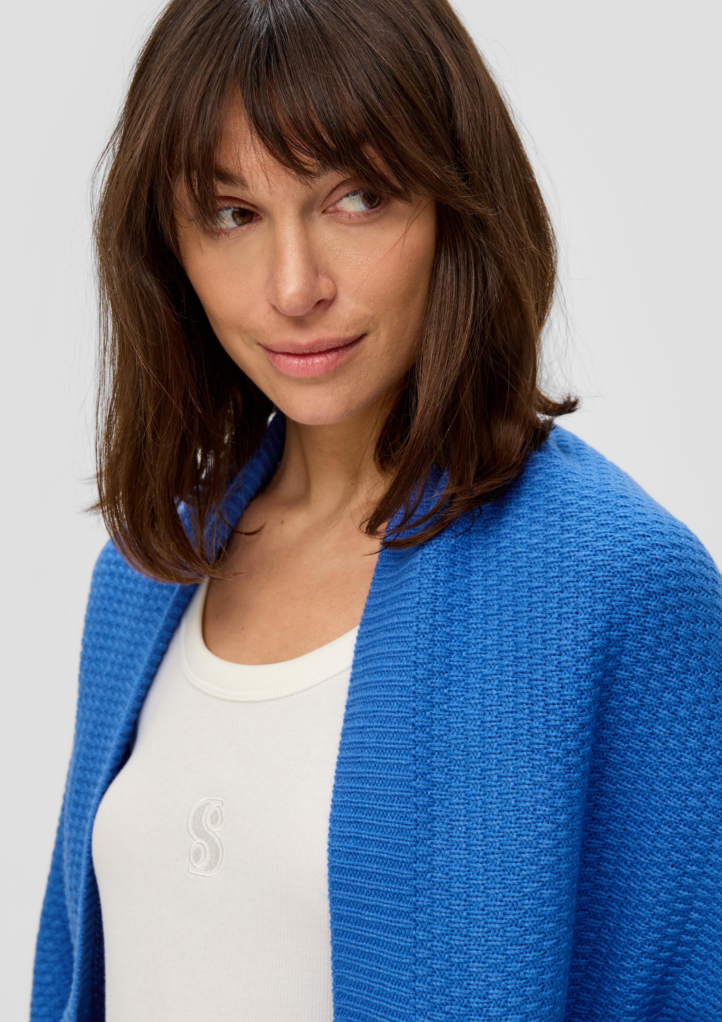 Poncho in Woll-Optik  2140537-5531