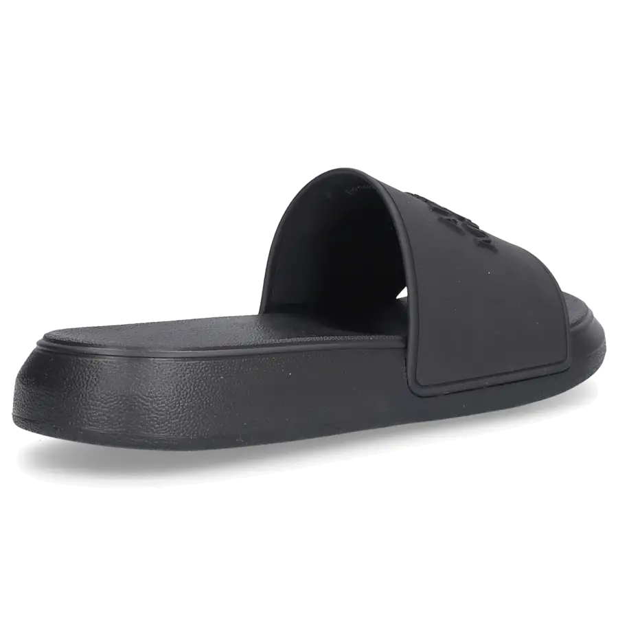 Alexander McQueen - Badeschuhe POOL SLIDE Kautschuk - schwarz